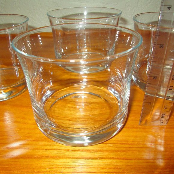Other - Fine Glass Dessert Glasses - Set of Four